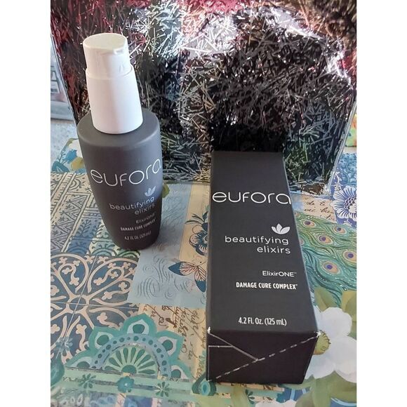 BNIB~Eufora Beautifying ELIXIRS Damage Cure Complex for Hair~4.2 Fl. Oz. - Picture 1 of 3
